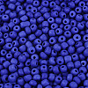 Frosted Opaque 6/0 Glass Seed Beads SEED-R029-4mm-A09-3