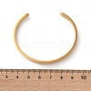 304 Stainless Steel Plain Cuff Bangles for Women BJEW-P344-01A-G-5