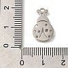 201 Stainless Steel Pendants STAS-R136-15P-3