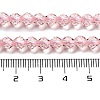 Transparent Glass Beads Strands GLAA-A014-03A-4