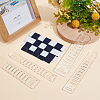 Acrylic Knitting Board TOOL-WH0052-12-5