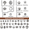 8 Bags Tibetan Style Alloy Beads FIND-SC0017-89-2