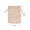   Burlap Packing Pouches Drawstring Bags ABAG-PH0001-14x10cm-05-3
