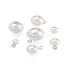 Mega Pet 70Pcs 7 Style Resin & Plastic Imitation Pearl Pendants/Shank Buttons BUTT-MP0001-01-14