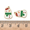Christmas 304 Stainless Steel Enamel Pendants STAS-Z093-08V-G-3
