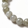 Natural & Synthetic Mixed Gemstone Moon and Star Beaded Stretch Bracelet for Women G-G997-C-5