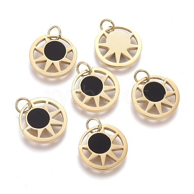 316 Surgical Stainless Steel Charms STAS-F256-045G-1