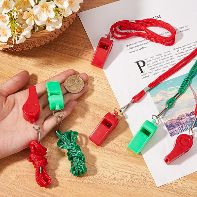 ABS Plastic Sports Outdoor Whistles NJEW-CN0001-09F-1