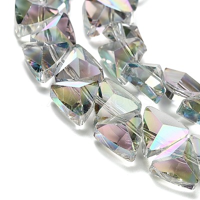 Electroplate Glass Beads Strands EGLA-P066-02A-HP02-1