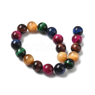 Natural Tiger Eye Beads Strands G-G101-10mm-6-1
