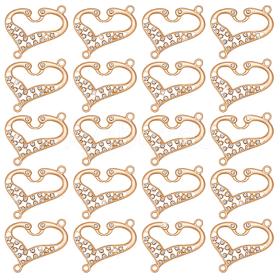 20Pcs Alloy Crystal Rhinestone Connector Charms FIND-PH0060-35-1
