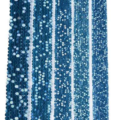 Transparent Glass Beads Strands X-EGLA-A044-T8mm-MB27-1