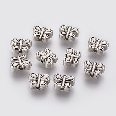 Tibetan Style Alloy Beads TIBEB-6715-AS-NR-1