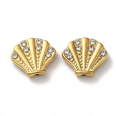 304 Stainless Steel Crystal Rhinestone Beads STAS-I203-03A-G-1