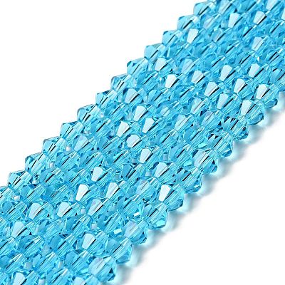 Imitation Austrian Crystal 5301 Bicone Beads GLAA-S026-6mm-06-1