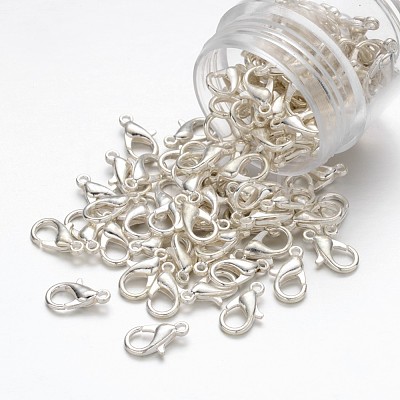 Zinc Alloy Lobster Claw Clasps E102-S-1