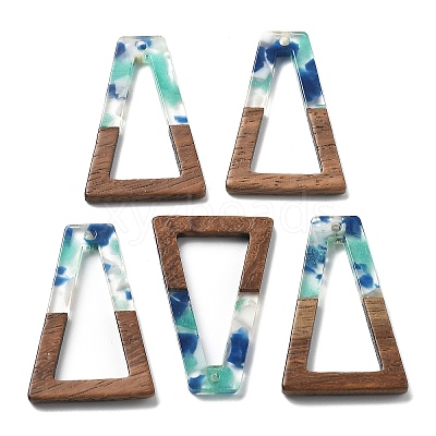 Resin and Walnut Pendants FIND-R051-03-1
