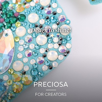 Preciosa® Crystal Hotfix Flatback Stones Y-PRC-HSS10-50020-200-1