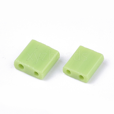2-Hole Opaque Glass Seed Beads SEED-S023-21C-06-1