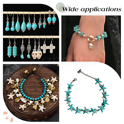 14 Styles Synthetic Turquoise Beads Strands TURQ-AR0001-29-1