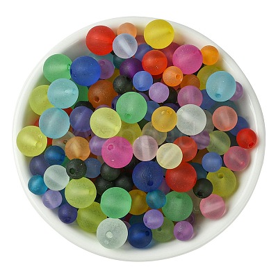 Transparent Acrylic Beads FACR-YW0001-05B-1