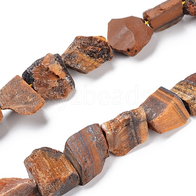 Natural Tiger Eye Beads Strands G-I283-E02-1