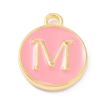 Golden Plated Alloy Enamel Charms ENAM-Q437-14M-1