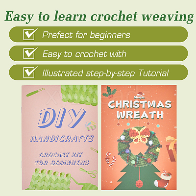 1Set Knitting Beginner Kits DIY-SC0026-86-1
