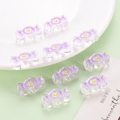 Transparent Acrylic Beads LS-MACR-S374-05A-01-1