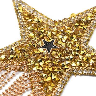 Star Resin Hotfix Rhinestone PATC-WH0001-79B-1