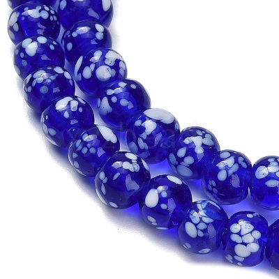 Handmade Lampwork Beads Strands LAMP-H071-01A-01-1