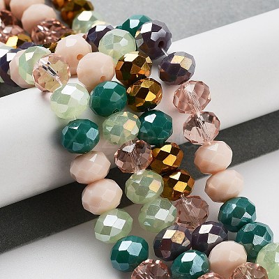 Glass Beads Strands EGLA-A034-M10mm-17-1