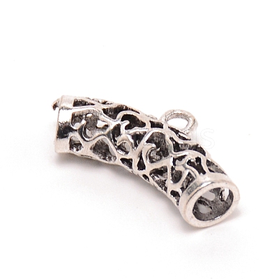 Zinc Alloy Tube Bails TIBEB-WH0001-02-1