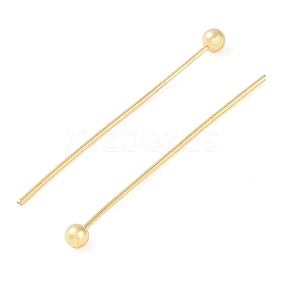 Brass Ball Head Pins KK-N254-49C-G-1