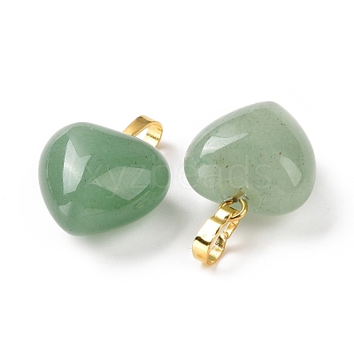 Natural Green Aventurine Pendants G-I311-A06-G-1