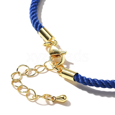 Nylon Milan Cord Necklace Making MAK-M028-01G-08-1
