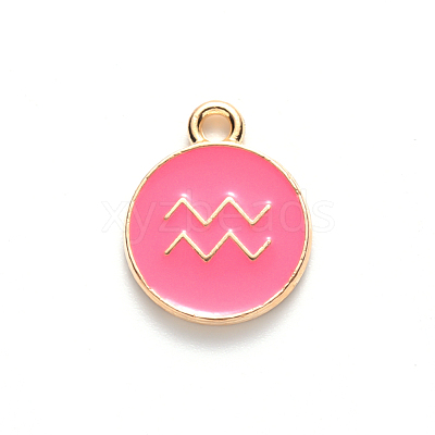 Alloy Enamel Pendants ENAM-S124-01A-03J-1