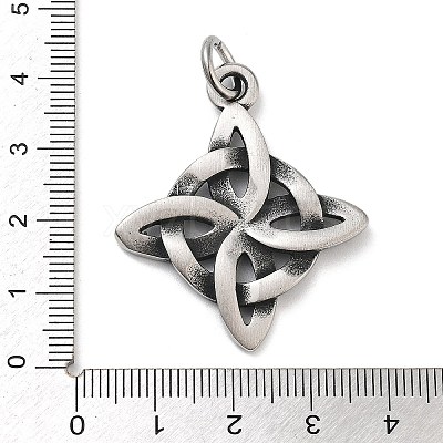304 Stainless Steel Pendants X-STAS-G343-01AS-1