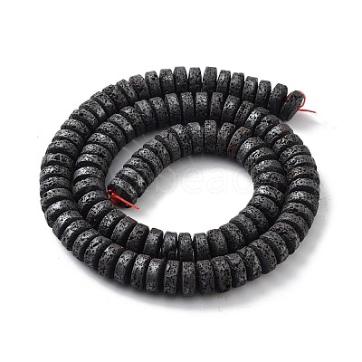 Natural Lava Rock Beads Strands G-H303-C09-1