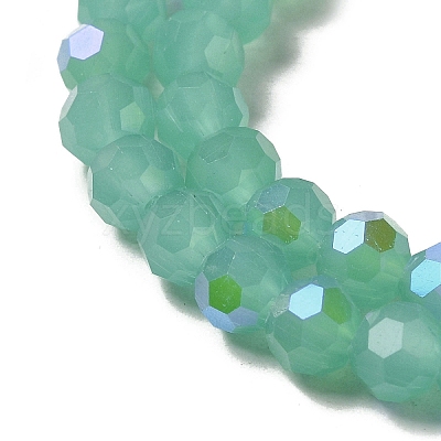 Imitation Jade Glass Beads Strands EGLA-A035-J6mm-L10-1