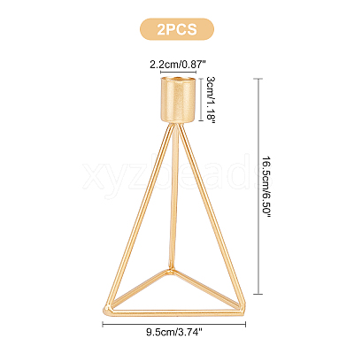 Iron Candle Holder AJEW-WH0171-56B-1