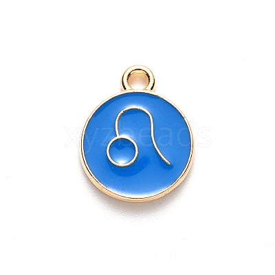 Alloy Enamel Pendants LS-X-ENAM-S124-01A-02G-1