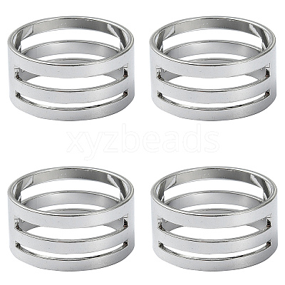4Pcs Brass Rings RJEW-YW0001-06P-1