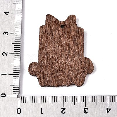 Printed Poplar Wood Pendants FIND-N005-74V-02-1