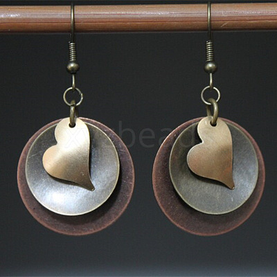 Alloy Dangle Earrings WG4ACD3-01-1