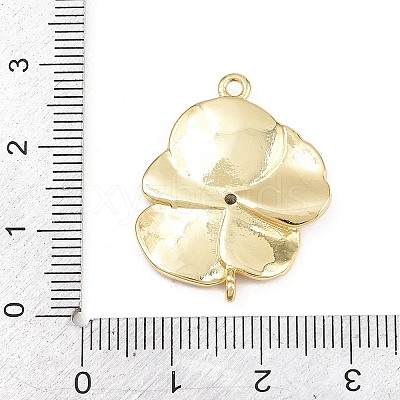 Brass Enamel Connector Charms KK-L275-57G-1
