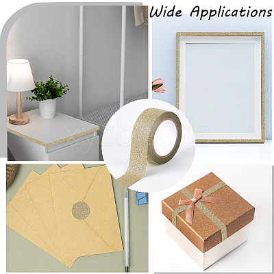 8 Roll Glitter Adhesive Plastic Tapes DIY-CP0011-84A-1