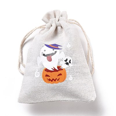 Halloween Cotton Cloth Storage Pouches LS-ABAG-M004-01Q-1