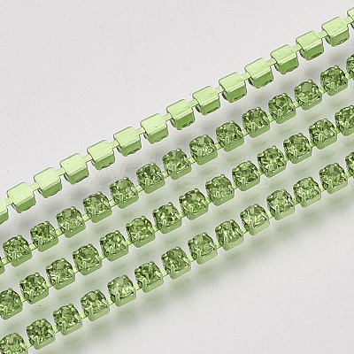 Electrophoresis Iron Rhinestone Strass Chains CHC-Q009-SS8.5-B06-1