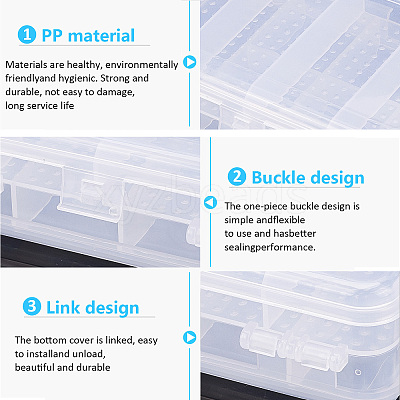 Double Layer Plastic Storage Container CON-BC0001-09-1